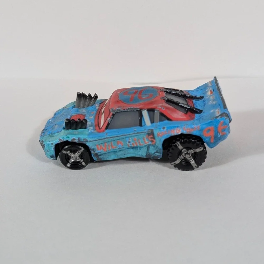 Disney Pixar Cars Mattel Wild Bill Diecast Toy Car Blue Red 96 3358 EAA